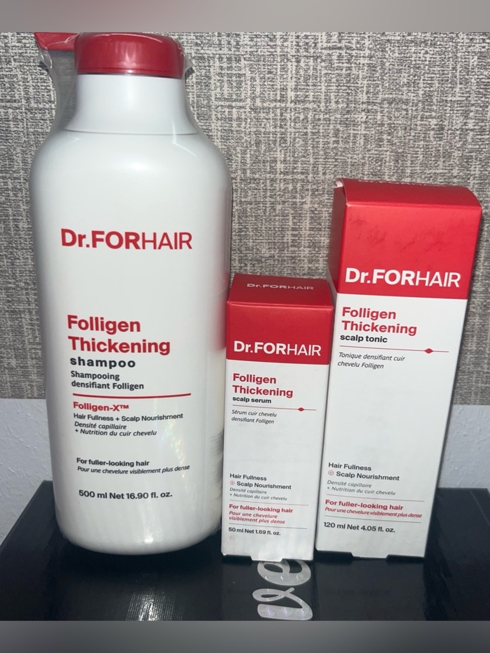 Dr.forhair, shampoo, serum and tonic 3 pieces